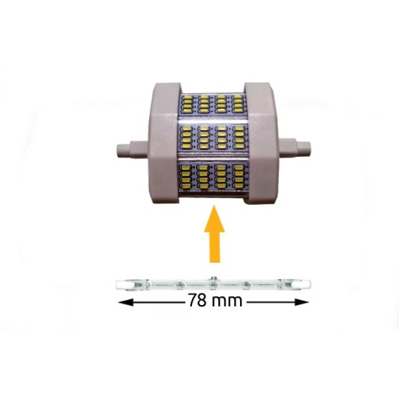 Lampadina led 5W per alogene R7S
