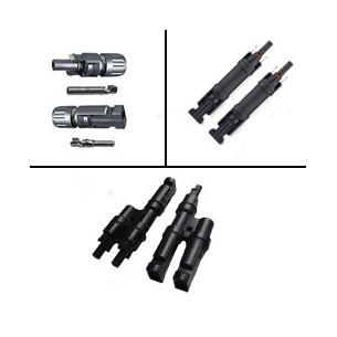 Kit connettori MC4 per parallelo 2 pannelli