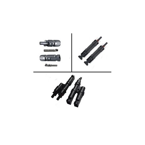 Kit connettori MC4 per parallelo 2 pannelli