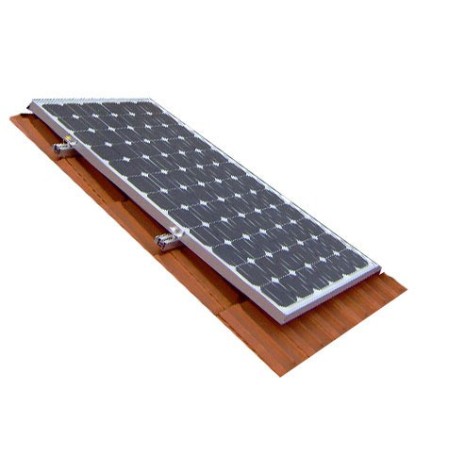Kit montaggio su tegola 1 pannello da 50W a 500W fotovoltaico