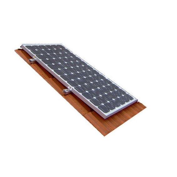 Kit montaggio su tegola 1 pannello da 50W a 500W fotovoltaico