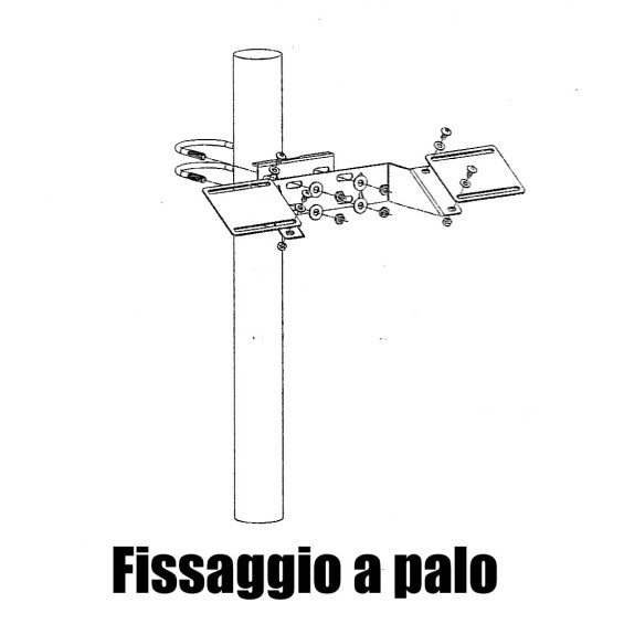 Supporto testapalo pannelli 5W
