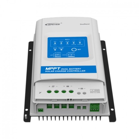 Regolatore di carica 20A 12/24V MPPT Dual Battery