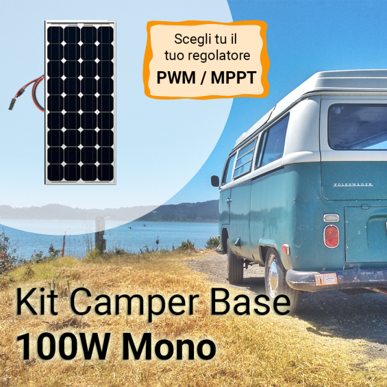 Kit Solare Camper 100W Mono Base