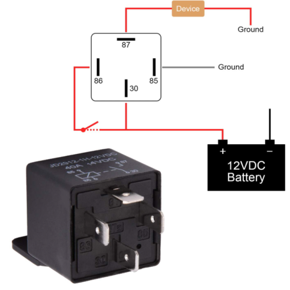relè 12V 40A