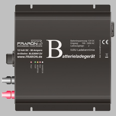 Caricabatterie  220V/12V 20A specifico per camper e nautica