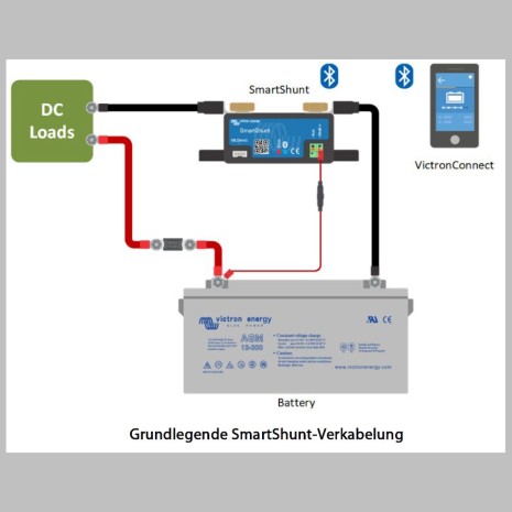 Victron SmartShunt 500A, connessione Bluetooth tramite app