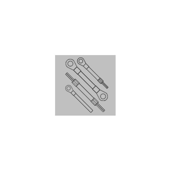Cavo batteria MTW 8,4 mmq  AWG8 assemblato