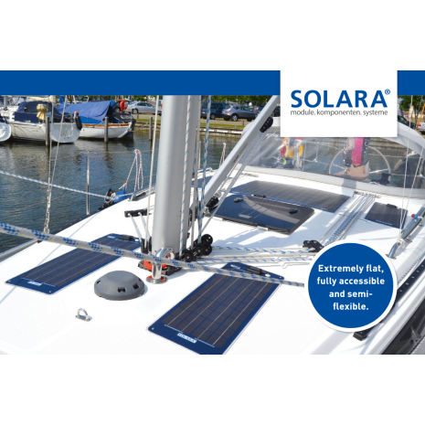 15W pannello semi-flessibile SOLARA monocristallino 36 celle 12V