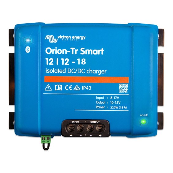 Booster di carica VICTRON 18A per batterie AGM, GEL, LiFePo4