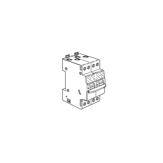 Commutatore a comando manuale 230V - 32A - 2 posizioni, 2 contatti in scambio