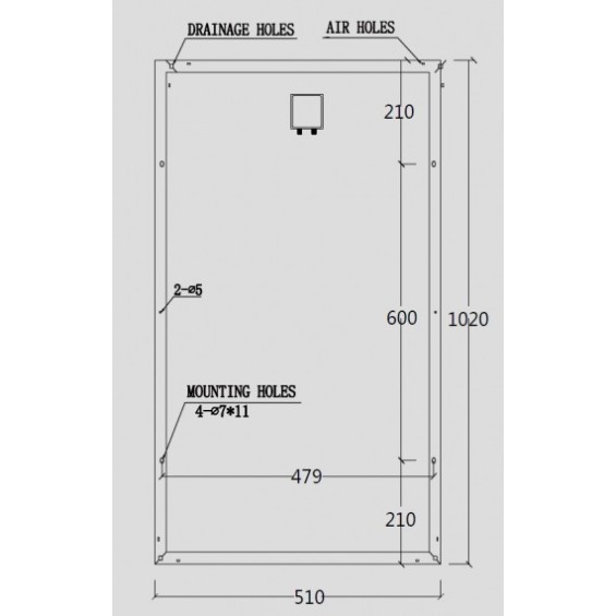 100W Pannello Monocristallino Fotovoltaico