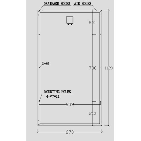 150W Pannello Monocristallino Fotovoltaico