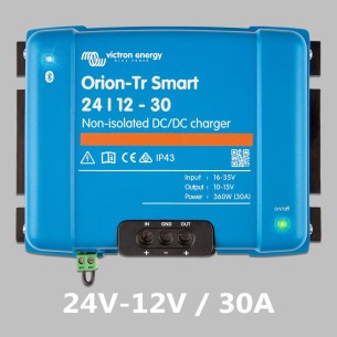 Booster di carica 24/12V  VICTRON 30A per batterie AGM, GEL, LiFePo4