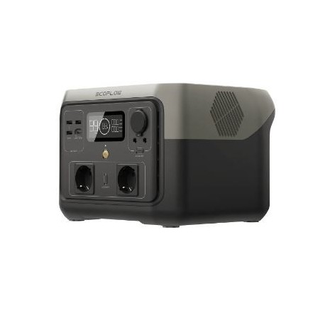 River 2 Max Power Station 512Wh Litio + Inverter 500W + aliment. 5V/12V EcoFlow