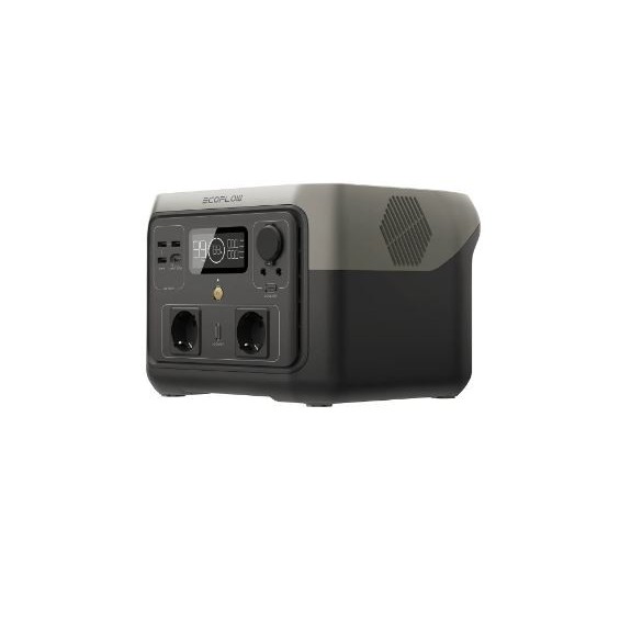 River 2 Max Power Station 512Wh Litio + Inverter 500W + aliment. 5V/12V EcoFlow