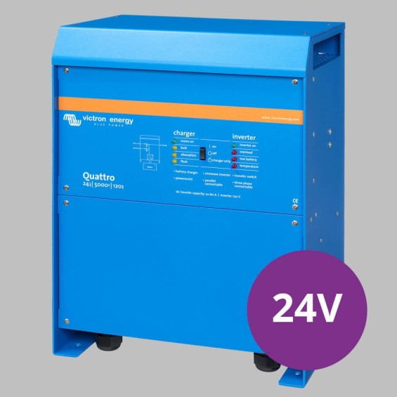 Victron Quattro Inverter 5000VA - 24V
