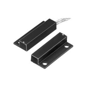 Contatto magnetico per il controllo dell'apertura di porte e finestre con flangia laterale