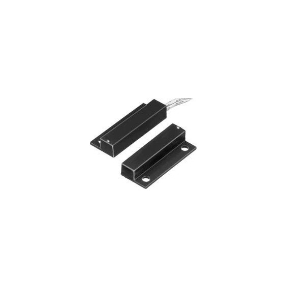 Contatto magnetico per il controllo dell'apertura di porte e finestre con flangia laterale