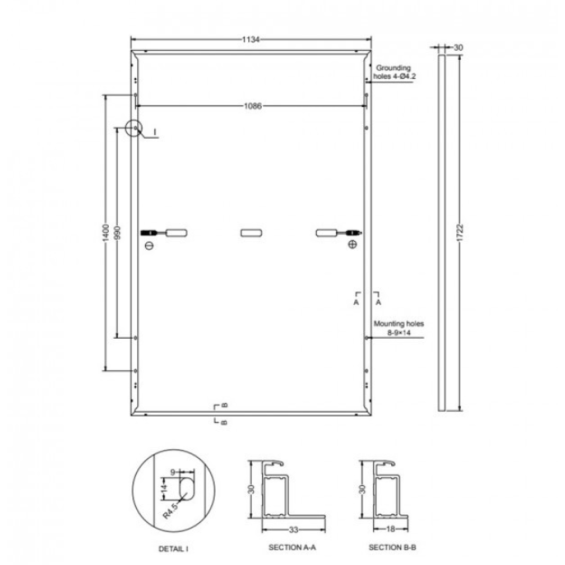 Impianto Plug&Play 410W con microinverter 300W pieghevole da balcone o muro