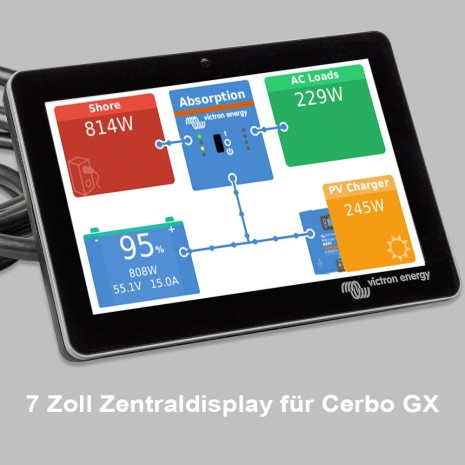 Victron display 7" GX Touch 70 per Cerbo GX
