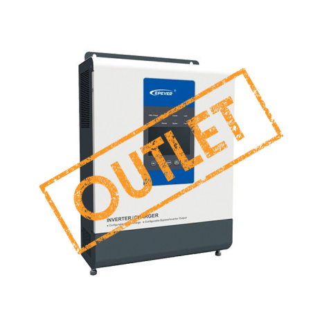 Inverter onda pura EPever UP3000W/24V + reg. MPPT 60A - NUOVO RIPARATO