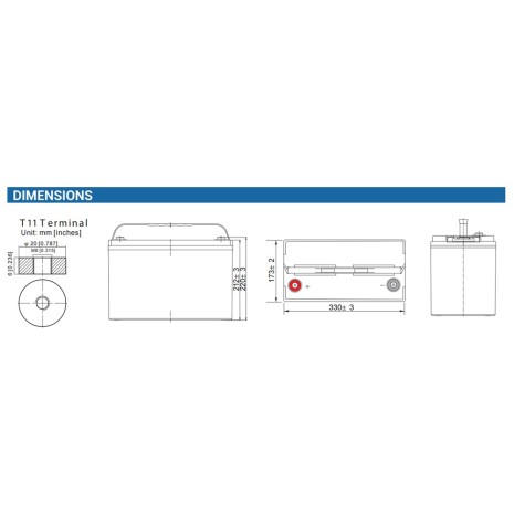 Batteria 100Ah 12V Deep Cycle