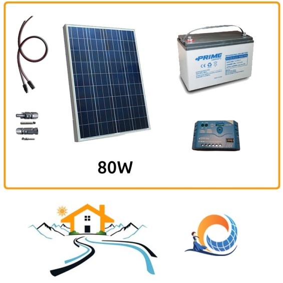 Kit fotovoltaico Weekend a Isola 0,6 kWh