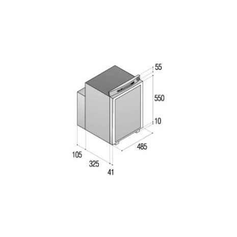 Frigo Trivalente 60l Serie 3ways Vitrifrigo