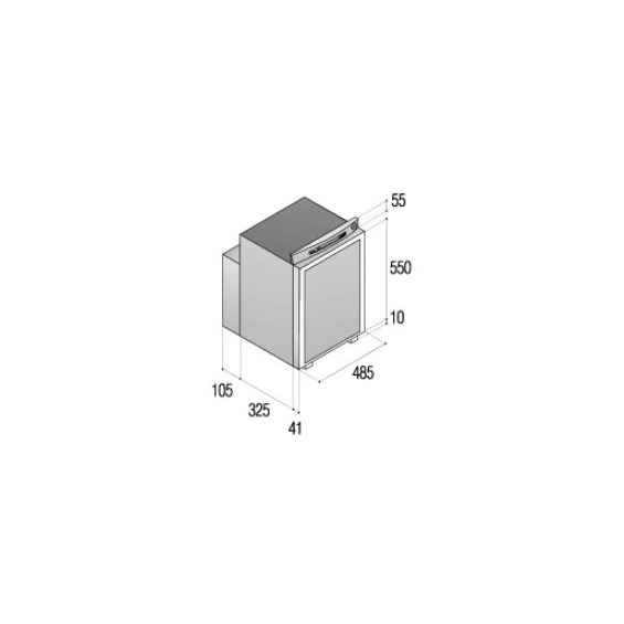 Frigo Trivalente 60l Serie 3ways Vitrifrigo