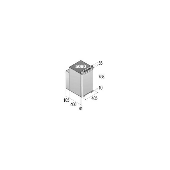 Frigo Trivalente 90l Serie 3ways Vitrifrigo