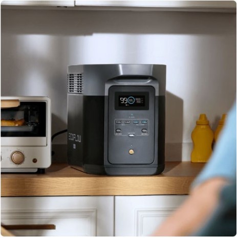 Delta 2 Max Power Station 2048Wh Litio + Inverter 1800W  EcoFlow