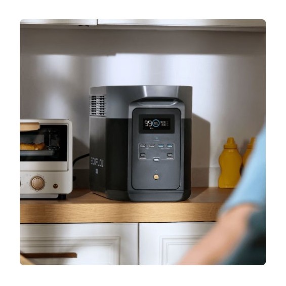 Delta 2 Max Power Station 2048Wh Litio + Inverter 1800W  EcoFlow
