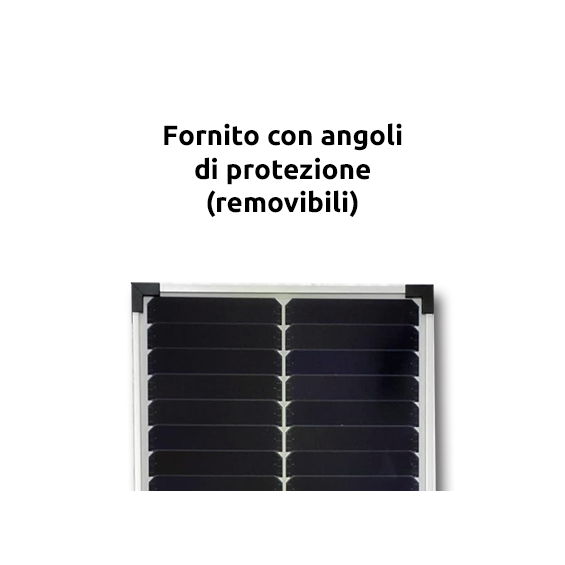 Pannello fotovoltaico monocristallino 100W