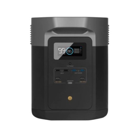 Power Station 2016Wh Litio + Inverter 2400W + aliment. 5V/12V EcoFlow Delta Max