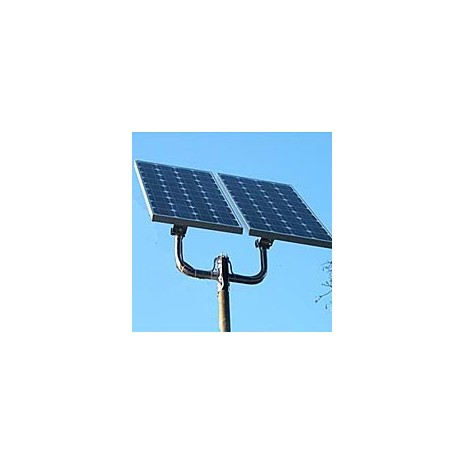 Supporto testapalo doppio per 2 pannelli da 110W a 420W