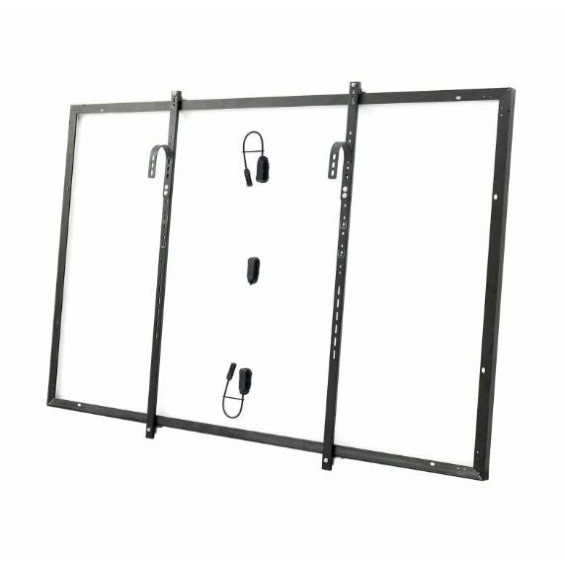 Kit di ganci per fissaggio pannello su balcone o ringhiera