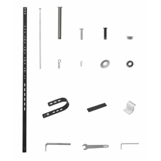 Kit di ganci per fissaggio pannello su balcone o ringhiera