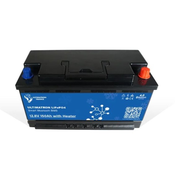 Batteria LiFePO4 12V 150Ah Under Seat Ultimatron con riscaldatore