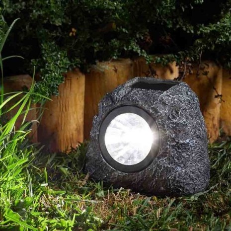 Segnasentiero a energia solare sassi