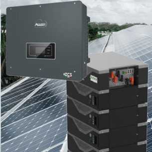 Kit trifase 20kW con accumulo 46,4kWh - Impianto fotovoltaico conforme CEI-021 per connessione alla rete