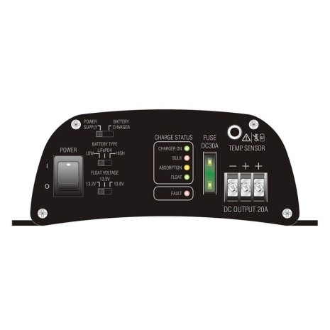 Caricabatterie 220V 12V 20A camper e nautica