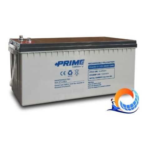Kit baita solare 800W con 2 batterie 200Ah