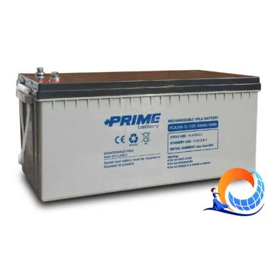 Kit baita solare 800W con 2 batterie 200Ah