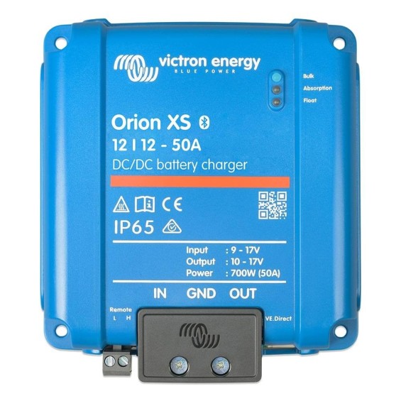 DC-DC Victron  Smart ORION XS 12/12 - 50A - booster per batterie servizi