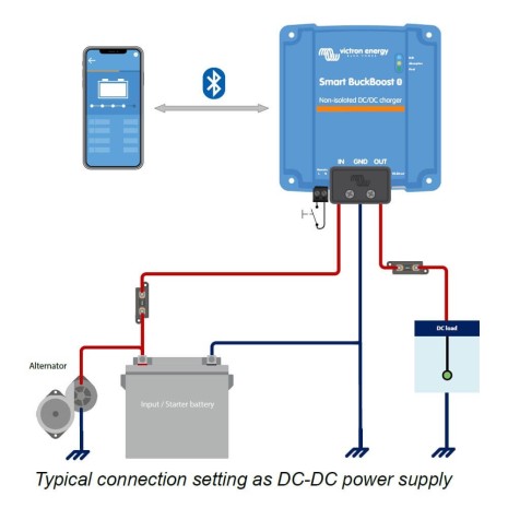 DC-DC Victron  Smart ORION XS 12/12 - 50A - booster per batterie servizi
