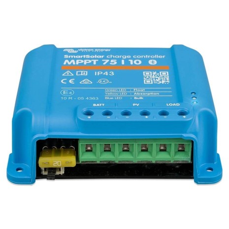 Regolatore di carica  MPPT 10A-12/24V Victron  75/10 SmartSolar