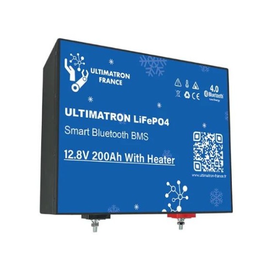 Batteria LiFePO4 12V 180Ah Underseat ULTIMATRON con riscaldatore