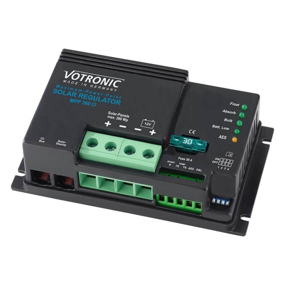 Regolatore di carica  MPPT 360W 12V Dual Battery