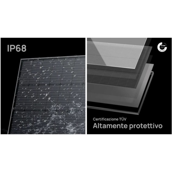 Kit fotovoltaico a isola con accumulo Litio - Delta Pro